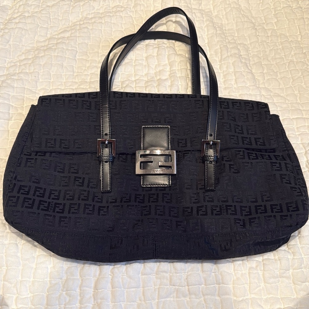 Fendi Zucca flap shoulder bag - Picture 5 of 14